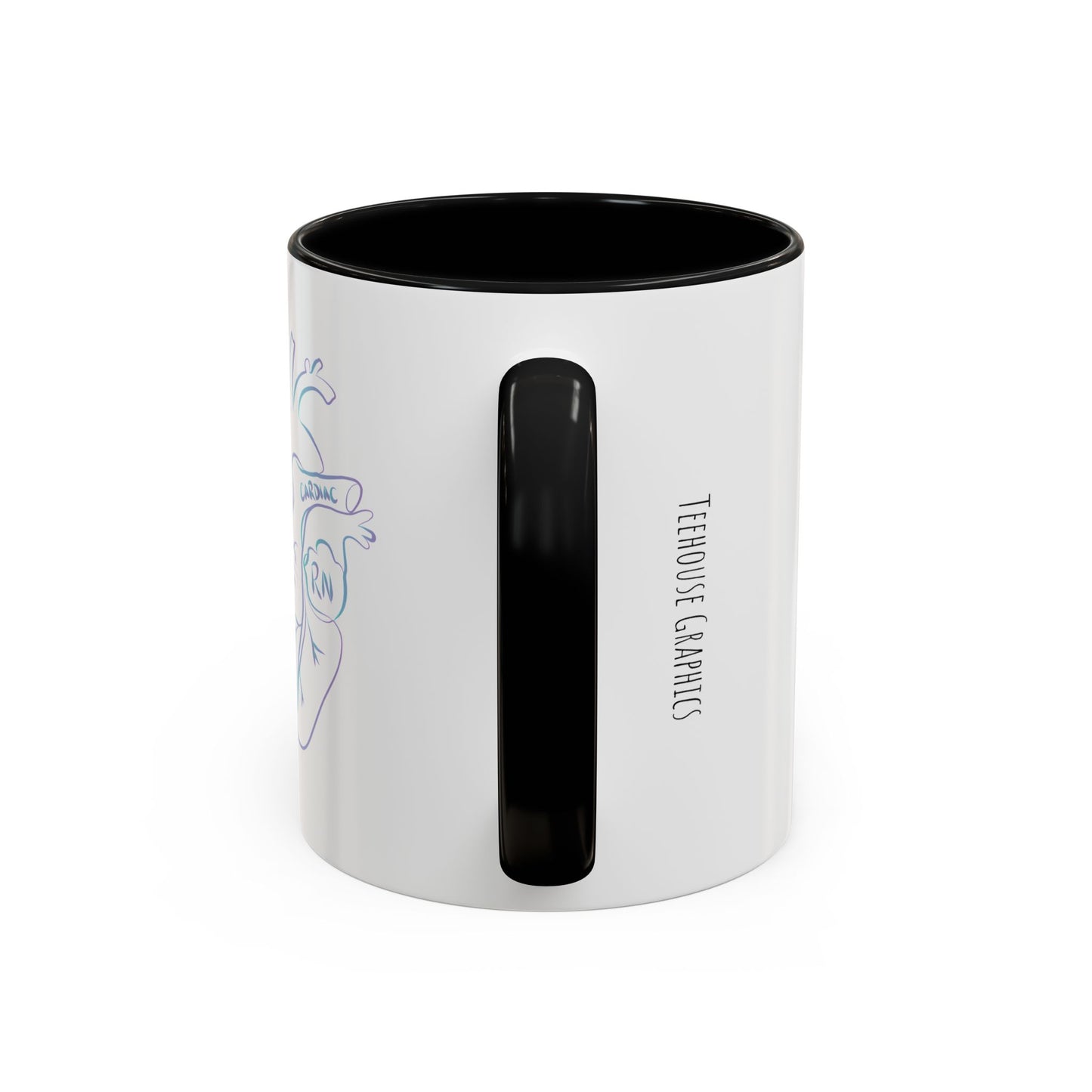 Cardiac RN Heart Doodle Mug
