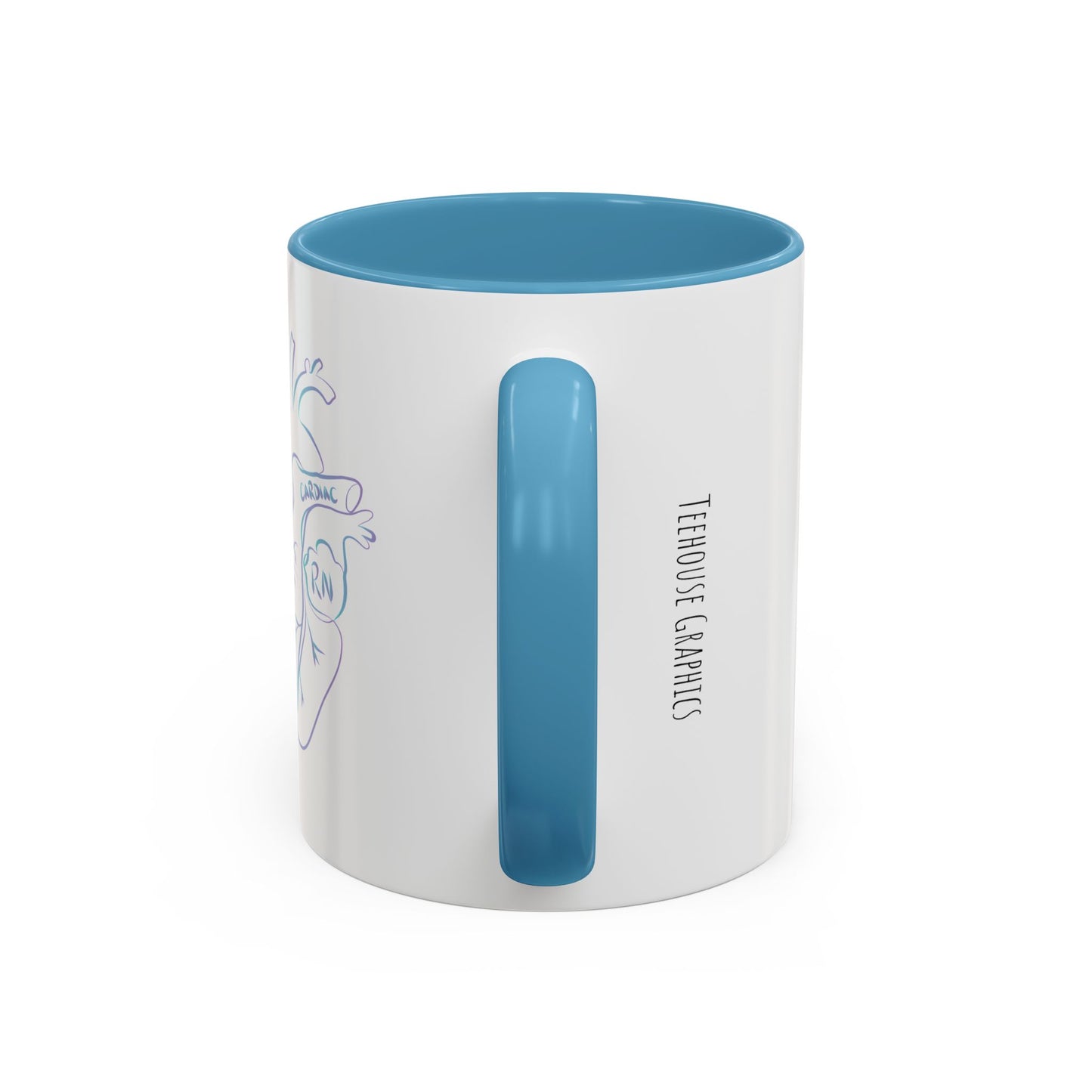 Cardiac RN Heart Doodle Mug